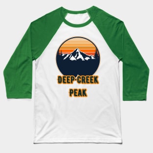 Deep Creek Peak Baseball T-Shirt